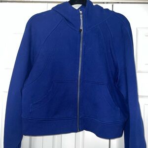 Royal Blue Full Zip lulu Scuba